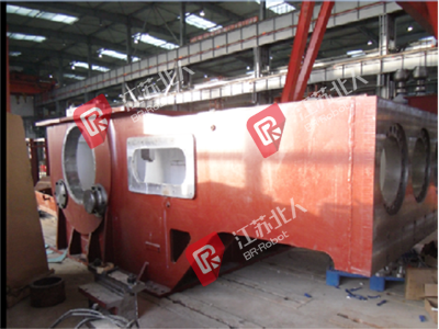 Welding of ship heavy industry pump